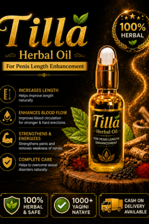 Tilla Herbal Oil For Penis Length Enhancement